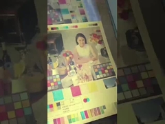 HP Indigo Druckblatt