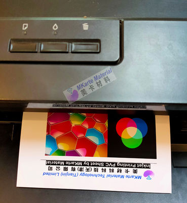 Tintenstrahl-PVC-Blatt-goldene/silberne Farbe A3 A4 für Epson-Tintenstrahl-Drucker