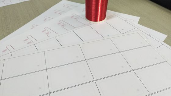 PVC RFID Smart Card Inlay / Prelam Sheets Für die Produktion von RFID-Karten A4 IC Fudad F08 Chip