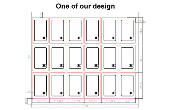 PVC-RFID-Karten-Inlay / Prelam-Blatt mit ID TK4168/IC F08 Chip für die Produktion von Smart RFID-Karten