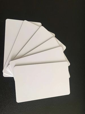 Pvc-Tintenstrahl-Druckerweiße leere Karte Cr 80 0,3 mm 0,4 mm 0,76 mm Dicke