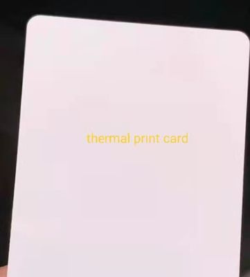 Wärmedruckbare Pvc-Blankkarte Blankkarte Cr80 54*85,6mm Für die Kartenproduktion