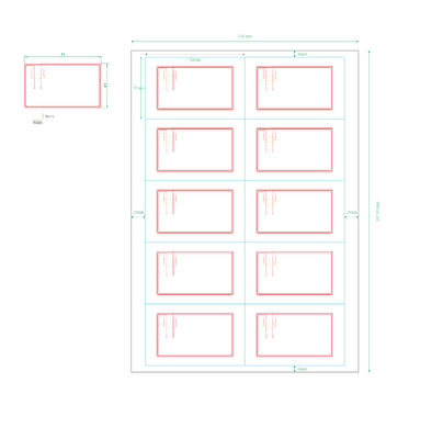 RFID-Inlay / Prelam-Blätter A4 Ic Fudan F08 Chip für die Produktion von RFID-Karten