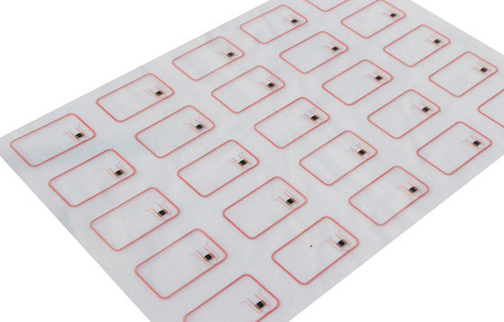 5x5 Pvc Rfid-Inlay / Prelam-Blätter für die Produktion von Rfid-Karten