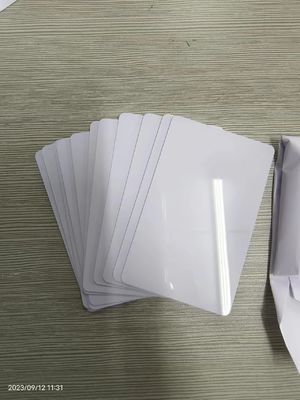 PVC-Wärmedruckbare weiße leere Karte Cr80 54*85,6mm