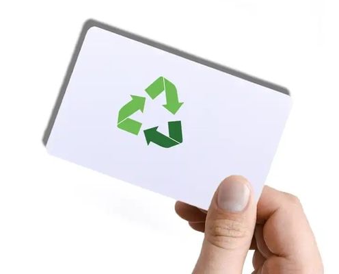 0.12mm-0.35mm Recycling-PVC-Tintenstrahlblatt Offsetdruck Weiß digital druckbares PVC-Bankkartenmaterial