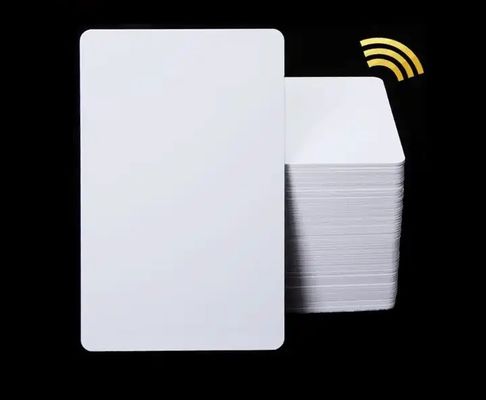 0.12mm-0.35mm Recycling-PVC-Tintenstrahlblatt Offsetdruck Weiß digital druckbares PVC-Bankkartenmaterial