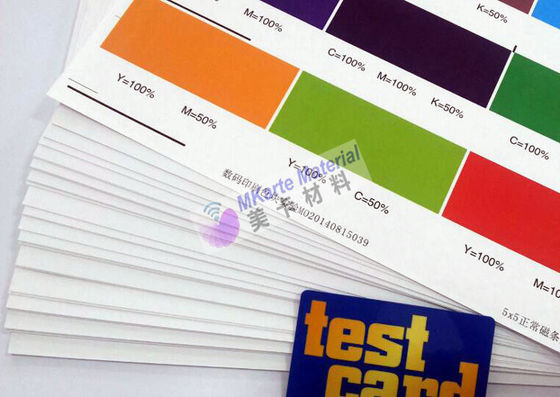 A4 A3 Größe 0,15-0,4 mm Weißfarbiges PVC-Kartendruckblatt für Smartcard-Drucker