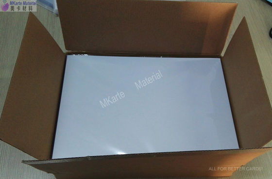 1.45±0.05g/Cm3 Dichte HP Indigo Einseitiger Digitaldruck PVC-Blatt für Kunststoffkartenlösungen