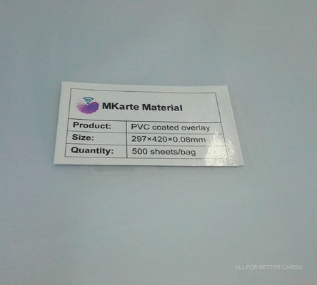0.04-0.1mm Dicke A3 oder maßgeschneiderte PVC-beschichtete Oberfläche MCO-W