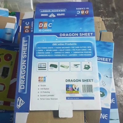 PVC-Kartendruck Nicht-Laminationsblatt 0,15 mm + 0,46 mm + 0,15 mm Inkjet-Druckblatt