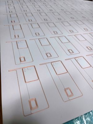 2X5 Kupferdraht Smart Chip Material für RFID Karte Inlay Prelam PVC Kartenmaterialien
