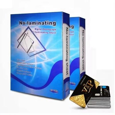 Dauerhaftes nichtlaminiertes Blatt mit Wärmebeständigkeit 130°C - 160°C für Laser- und Tintenstrahldruck in weißen und transparenten Farben und in der Größe A4, A3, A3+