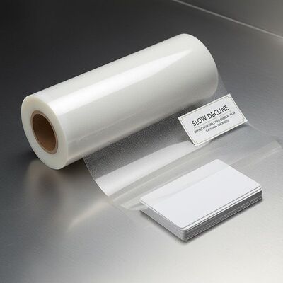 Slow Decline Offset Druckfähige PVC-Overlay-Film mit einer Dicke von 0,04-0,10 mm für die Kartenlaminierung