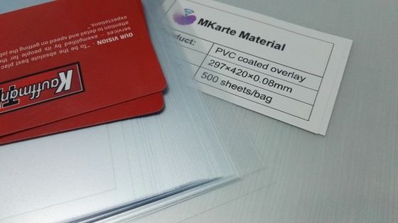Fest klebende überzogene Überlagerung PVCs ohne Farbänderung und -deformation