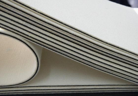 A4 A3 fertigte Größe PVC-Karten-materielles Woolen Filz-Kissen lamellierte Auflage besonders an