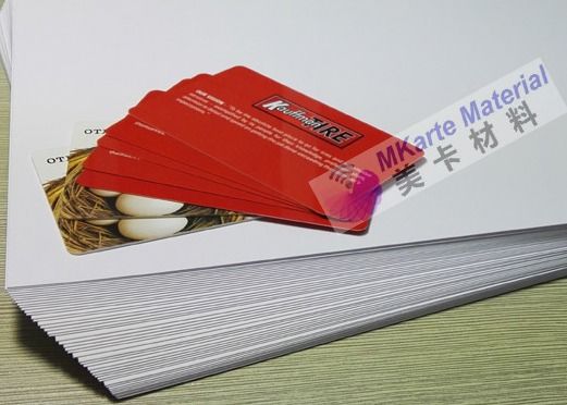 Ein versah bedruckbare Blatt-nicht Korrosions-stabiles Farbzurückhalten PVCs mit Seiten