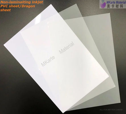 Nicht-lamellierendes Tintenstrahl-Blatt MNI-3 0.15mm+0.46mm+0.15mm weißer Drache PVCs