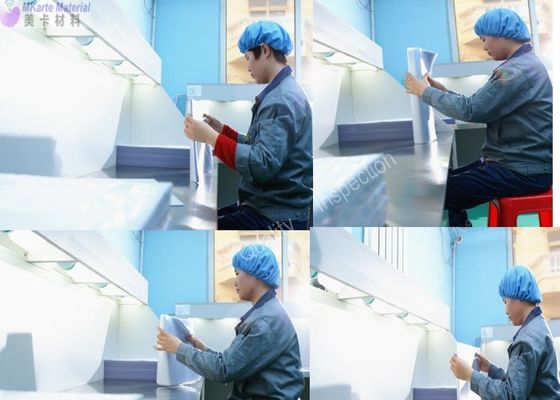 PVC-Overlay-Film mit langsamer Abnahme für Offset-Druckblattlamination mit einer Dicke von 0,04-0,10 mm