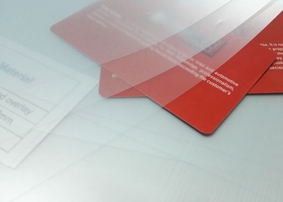 Langsame Abnahme von PVC-Karten, unbeschichtete Overlay-Folie für Offset-bedruckbare Blattlaminierung