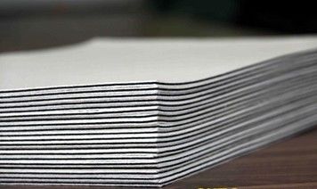 Schwarze Woolen lamellierte Auflagen-heiße Presse-Kissen-Auflage für PVC-Karten-Presse-Laminiermaschine