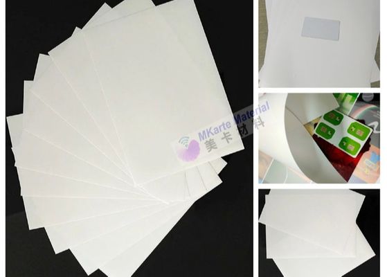 Stoßfestes Offsetdruck PC Kunststoffkern-Blatt für PC Plastikkarte