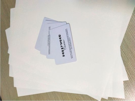 Weiße Karten-Innenschicht des Plastikpetg für Körper-Produktion PETG Smart Card