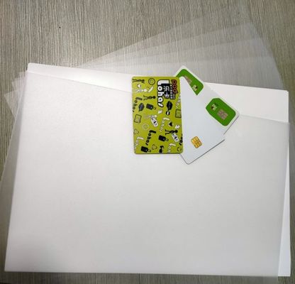 Weiße Karten-Innenschicht des Plastikpetg für Körper-Produktion PETG Smart Card