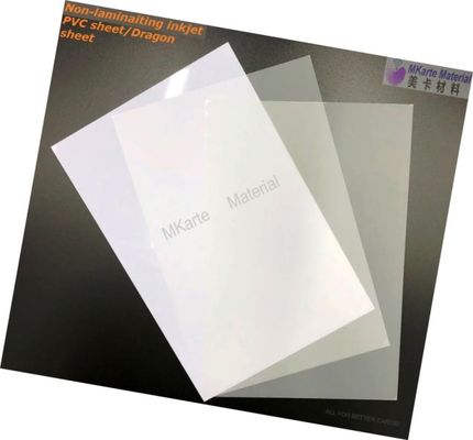 Nicht lamellierendes 0.58mm Tintenstrahl PVC-Blatt mit 2 Druck-Blättern plus 1 mittlere Innenschicht
