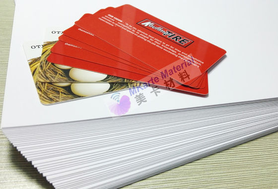PVC-Blatt des Digital-Druck-Pferdestärken-Indigo-A4 einseitig für Smart Card-Produktion