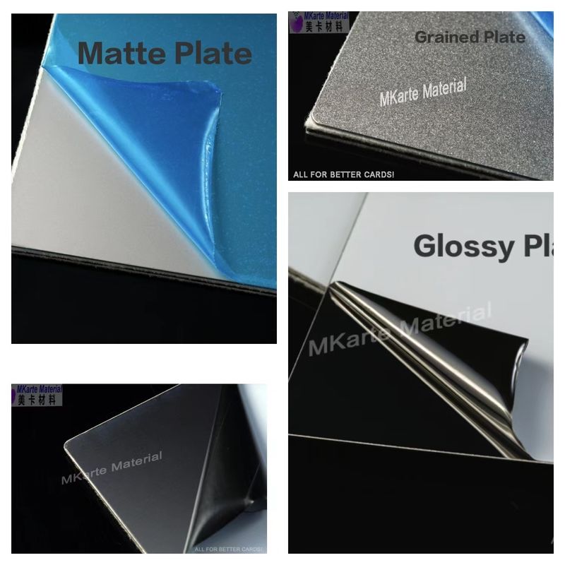 A3+ Größe Karte Lamination Stahlplatte Glanz Matte Seidenmuster Oberfläche Für die Produktion von Kunststoffkarten