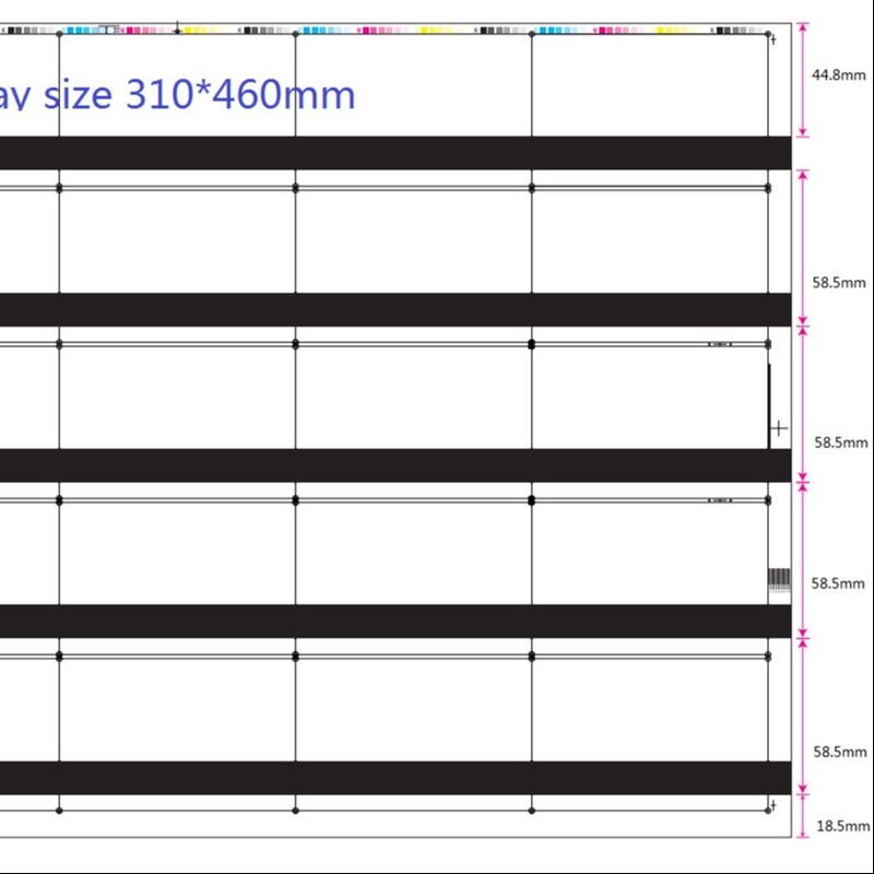 110-150 C Laminationstemperatur Hico 0,06 mm Magnetstreifen überzogen Überlagerung für Magnetkarten
