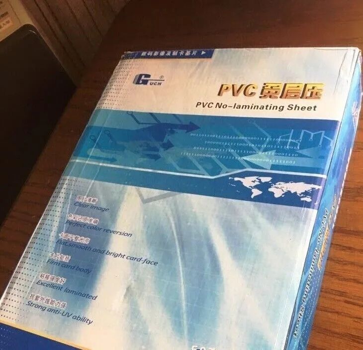 Dauerhaftes nichtlaminiertes Blatt mit Wärmebeständigkeit 130°C - 160°C für Laser- und Tintenstrahldruck in weißen und transparenten Farben und in der Größe A4, A3, A3+