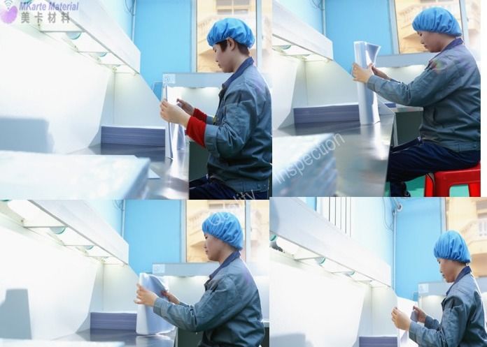 Langsame Abnahme von PVC-Karten, unbeschichtete Overlay-Folie für Offset-bedruckbare Blattlaminierung