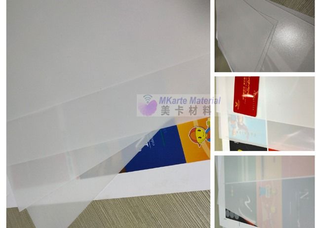 Bedruckbares klares Polycarbonat PC Kunststoffkern-Offsetblatt für kontaktlose IC-Karten