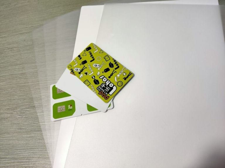 295*480mm niedrige Vicat PC Kunststoffplatte für kontaktlose IC-Karten-Produktion